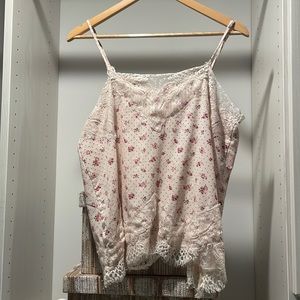 Blush pink decorative tank